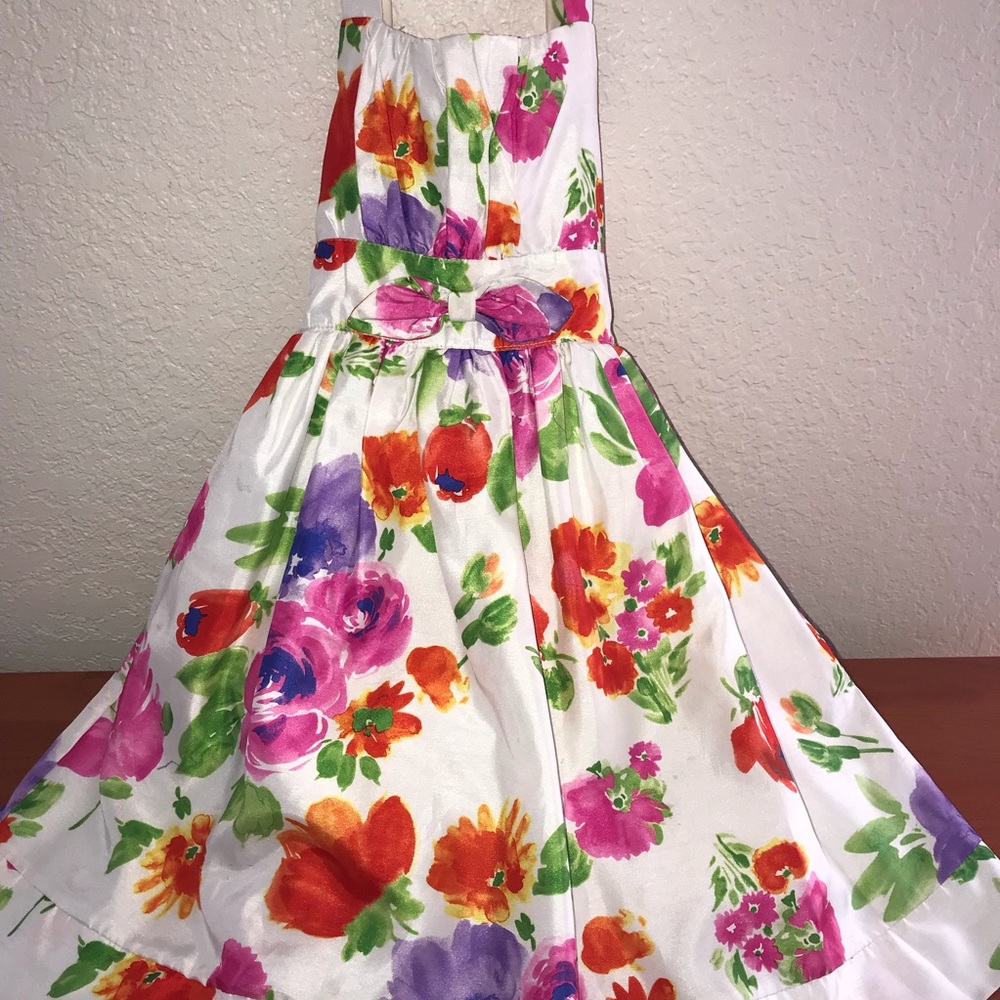 Multi-Color Floral Dress - Picture 2 of 4